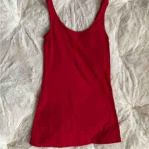 Lulu Lemon red exercise top